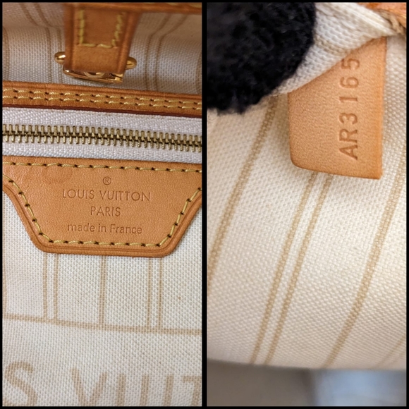 💎Authentic💎 Louis Vuitton Neverfull MM white Damier Azur - Picture 16 of 16